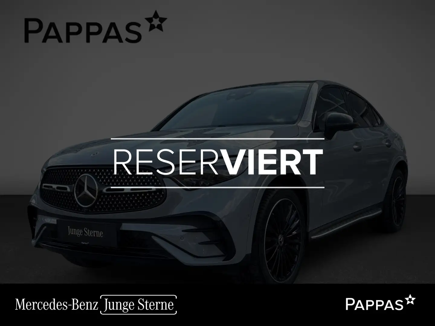 Mercedes-Benz GLC 300 de 4MATIC Coupé mit EQ Hybrid Technologie Grau - 1
