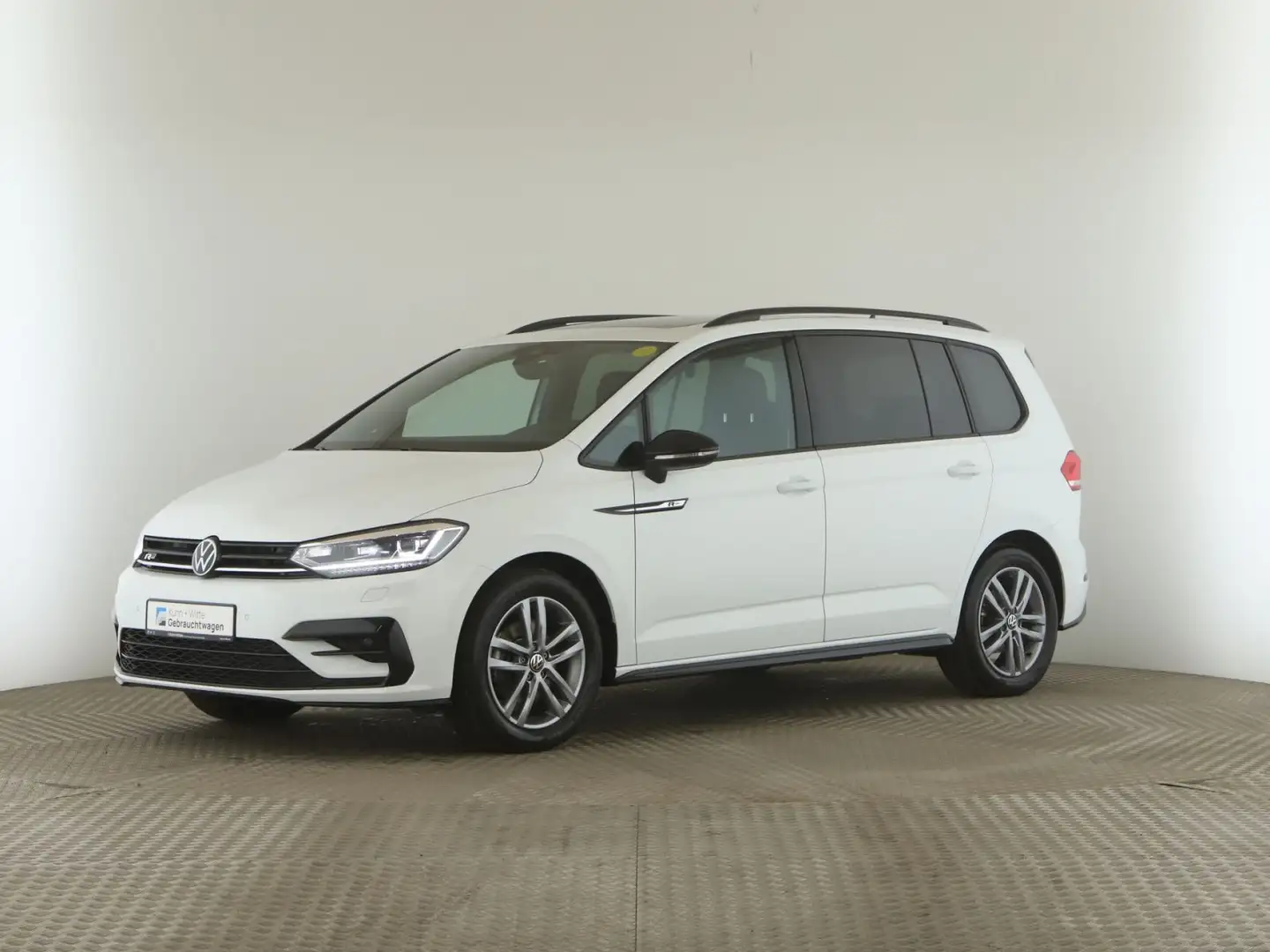 Volkswagen Touran 1.5 TSI R-Line *Pano*AHK*LED*PDC*Navi*App Weiß - 2