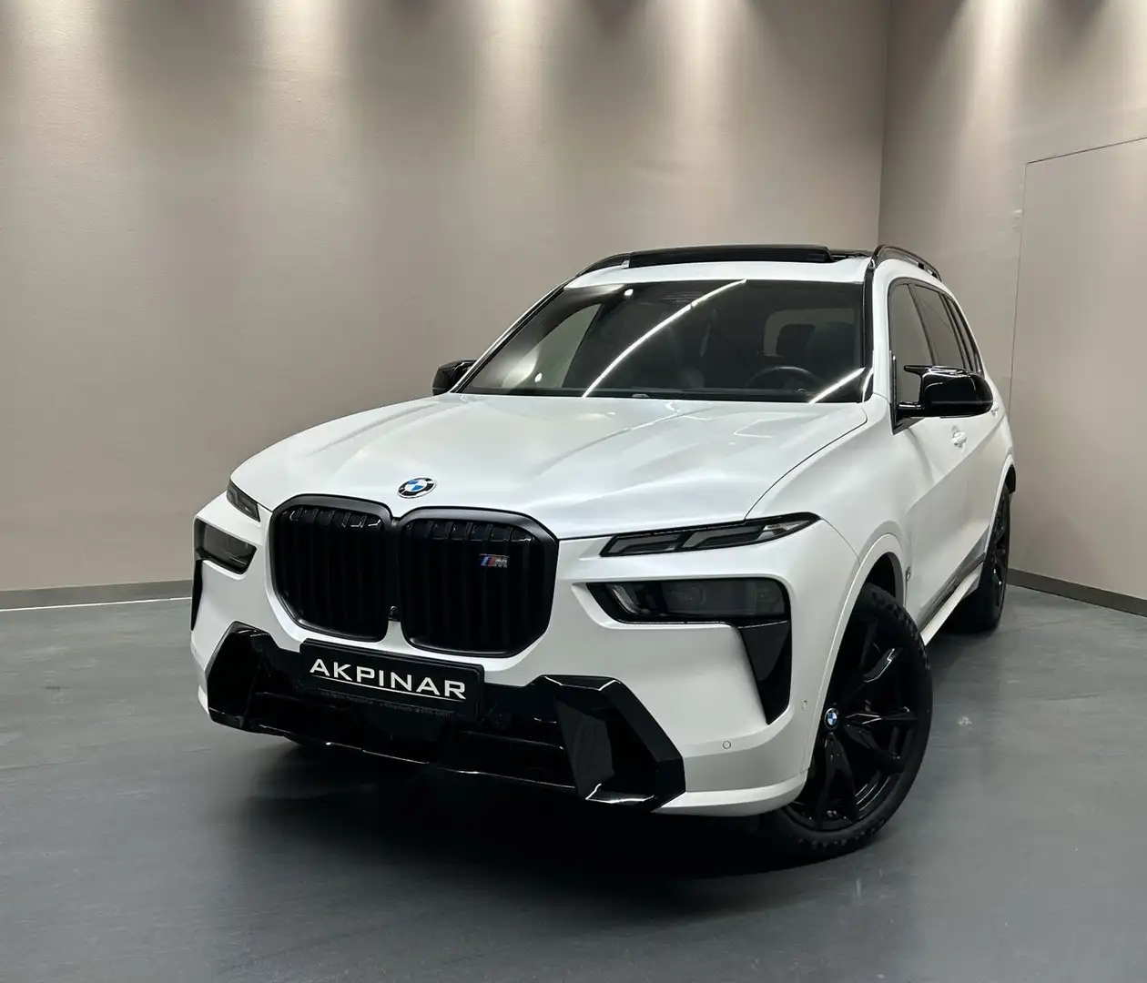 BMW X7 M60 i *AERODYNAMIK*SKY LOUNGE*AHK*EXKLUSIVE* Blanc - 1