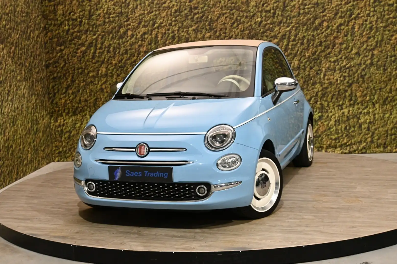 Fiat 500C 1.2 Spiaggina '58 Cabrio *Uniek | Carplay | Navi | Bleu - 1