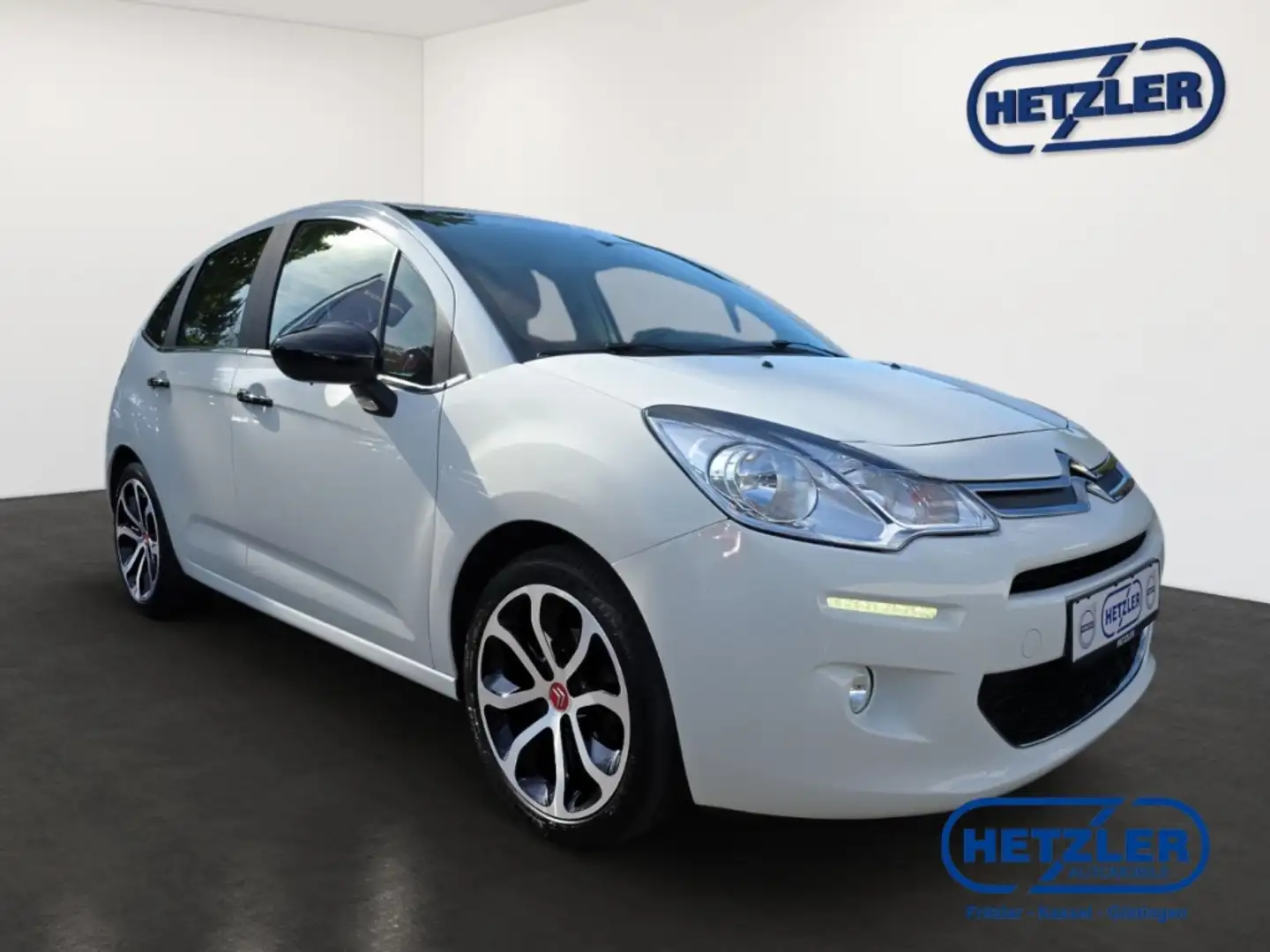 Citroen C3 Red Block 1.6 VTi 120 Navi Leder Klimaautom SHZ No Bianco - 2
