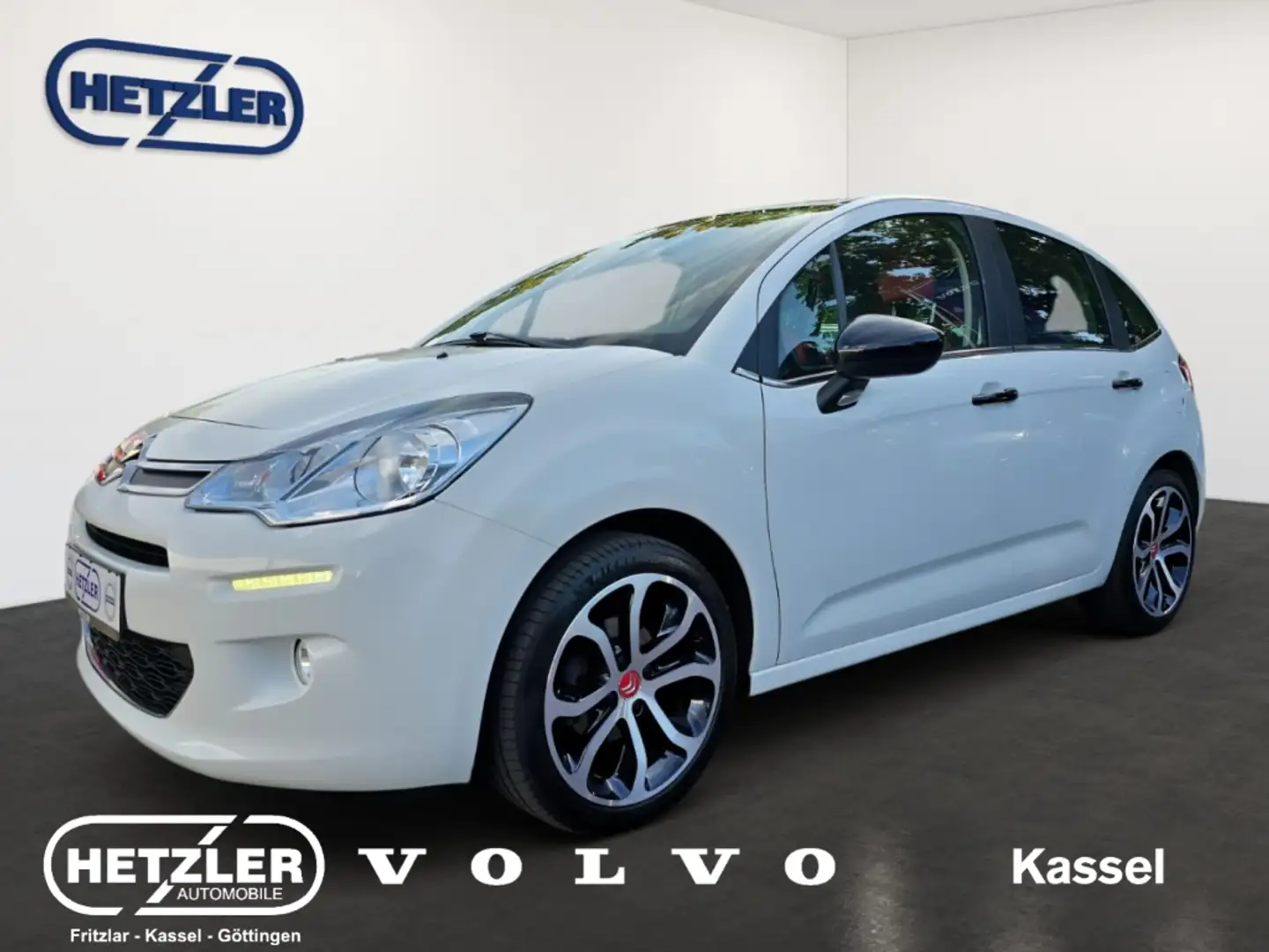 Citroen C3 Red Block 1.6 VTi 120 Navi Leder Klimaautom SHZ No Bianco - 1