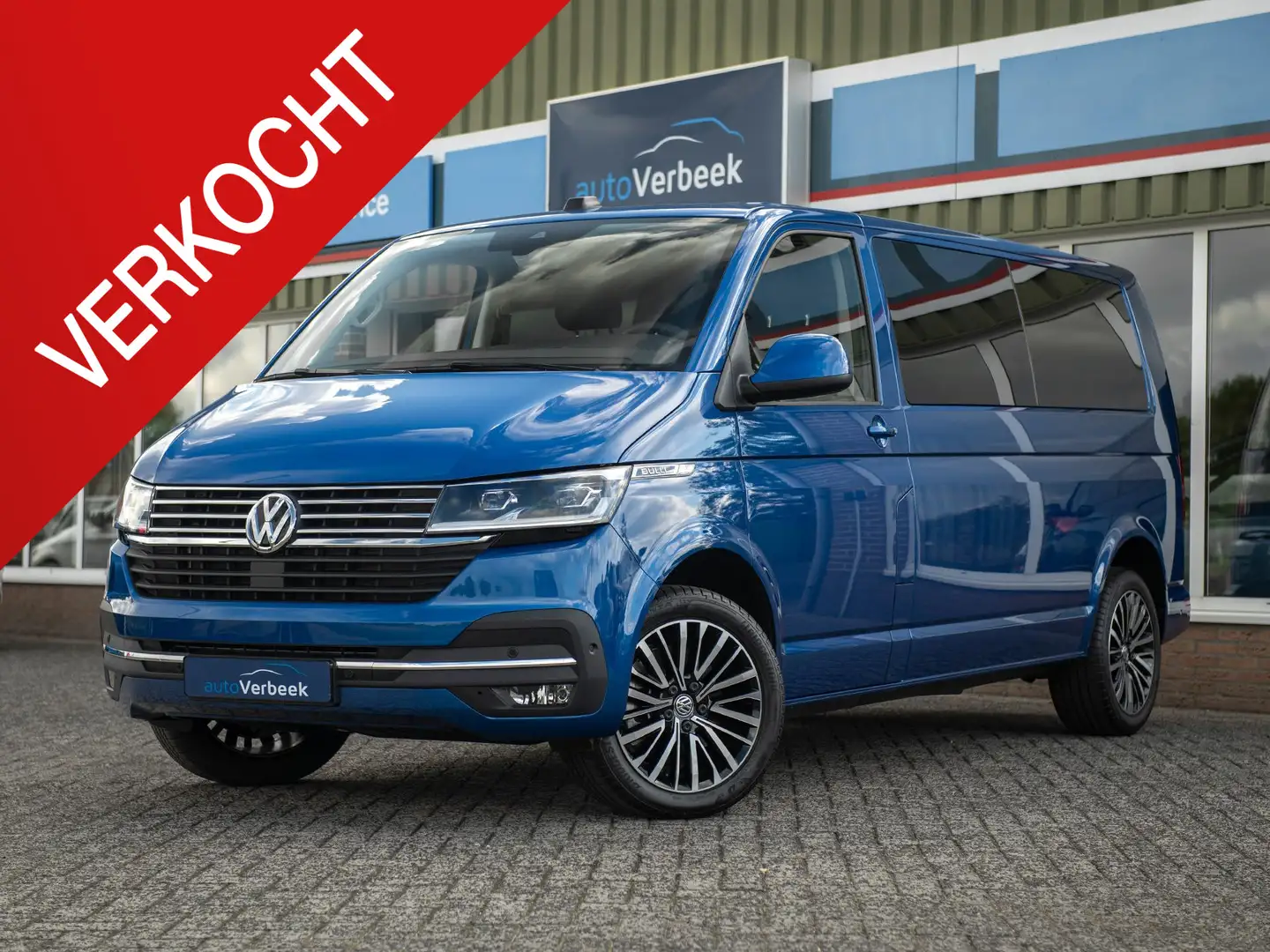 Volkswagen T6.1 Transporter 2.0TDi 204pk DSG Bulli | L2H1 Dubbele Cabine Highl Blau - 1