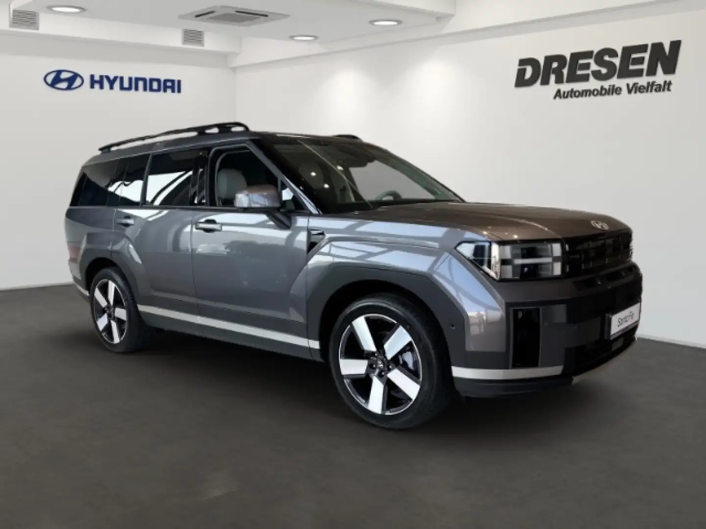 Hyundai SANTA FE 1.6 Signature Hybrid/Navi/Rückfahrkamera/Sitzheizu Grijs - 2