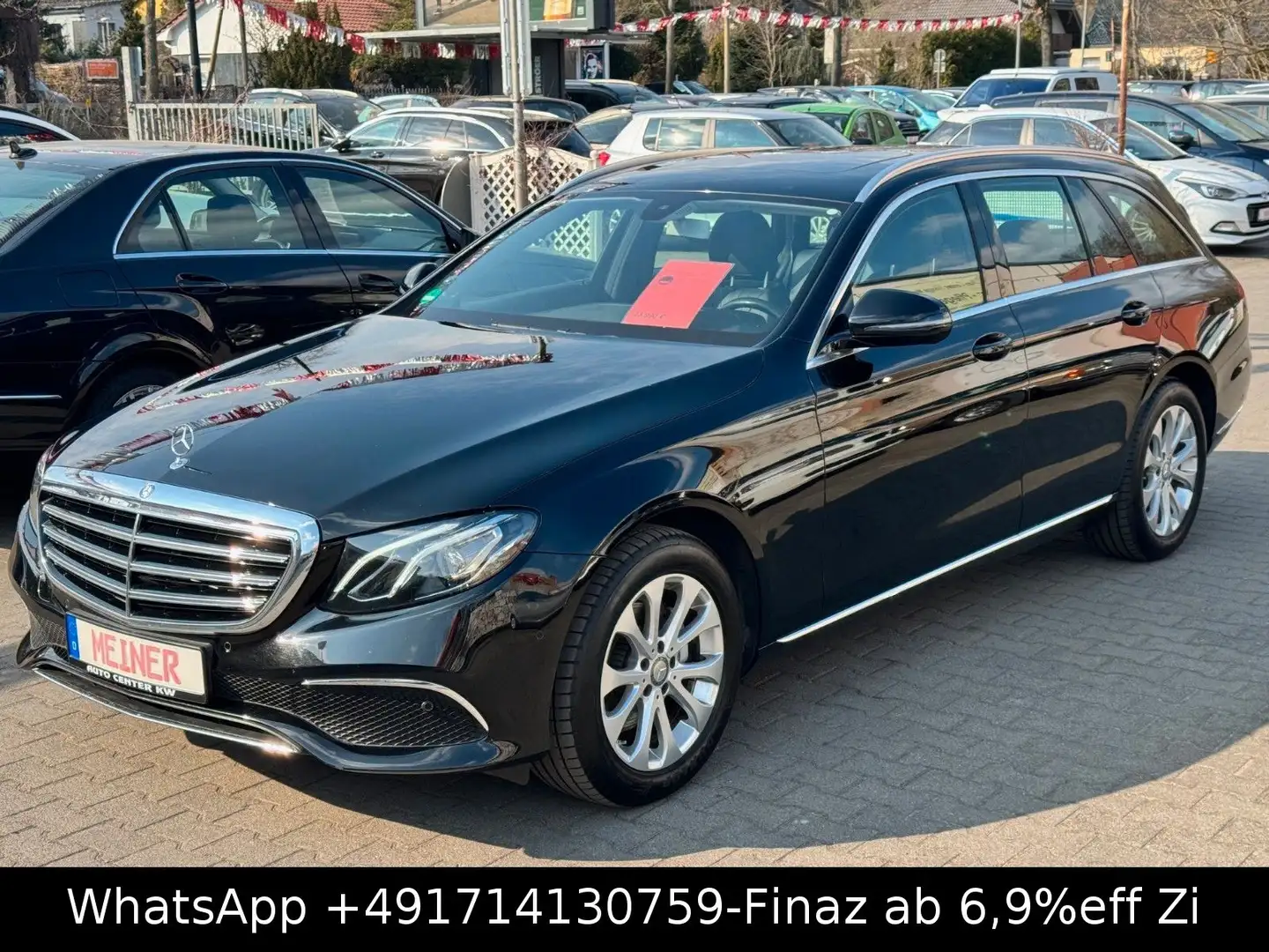 Mercedes-Benz E 200 T EXCLUSIV- LED-KAM-AHK-E-SITZE-LEDER-GLAS Schwarz - 1