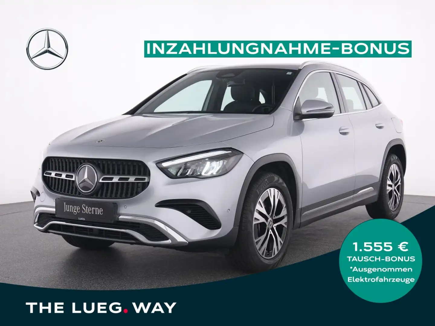 Mercedes-Benz GLA 180 Progressive+MBUX+LED-HP+Totw.+RFK+EHeck+ Срібний - 1
