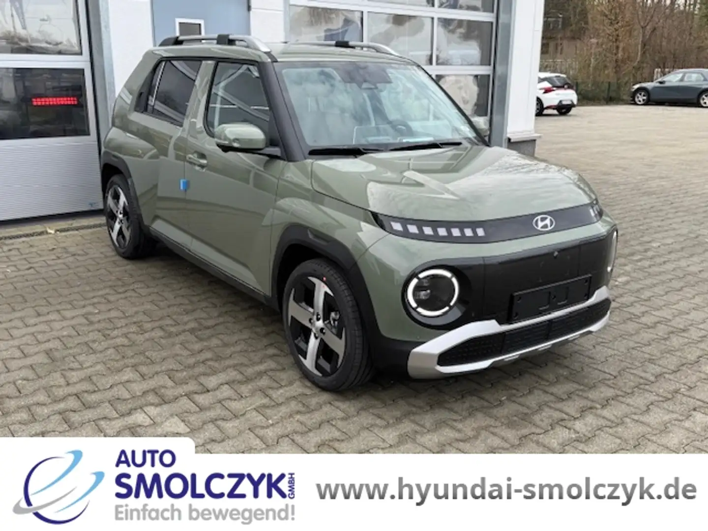 Hyundai Inster 49kWh TREND NAVI+WÄRMEPUMPE+PDC +SOFORT Zielony - 2