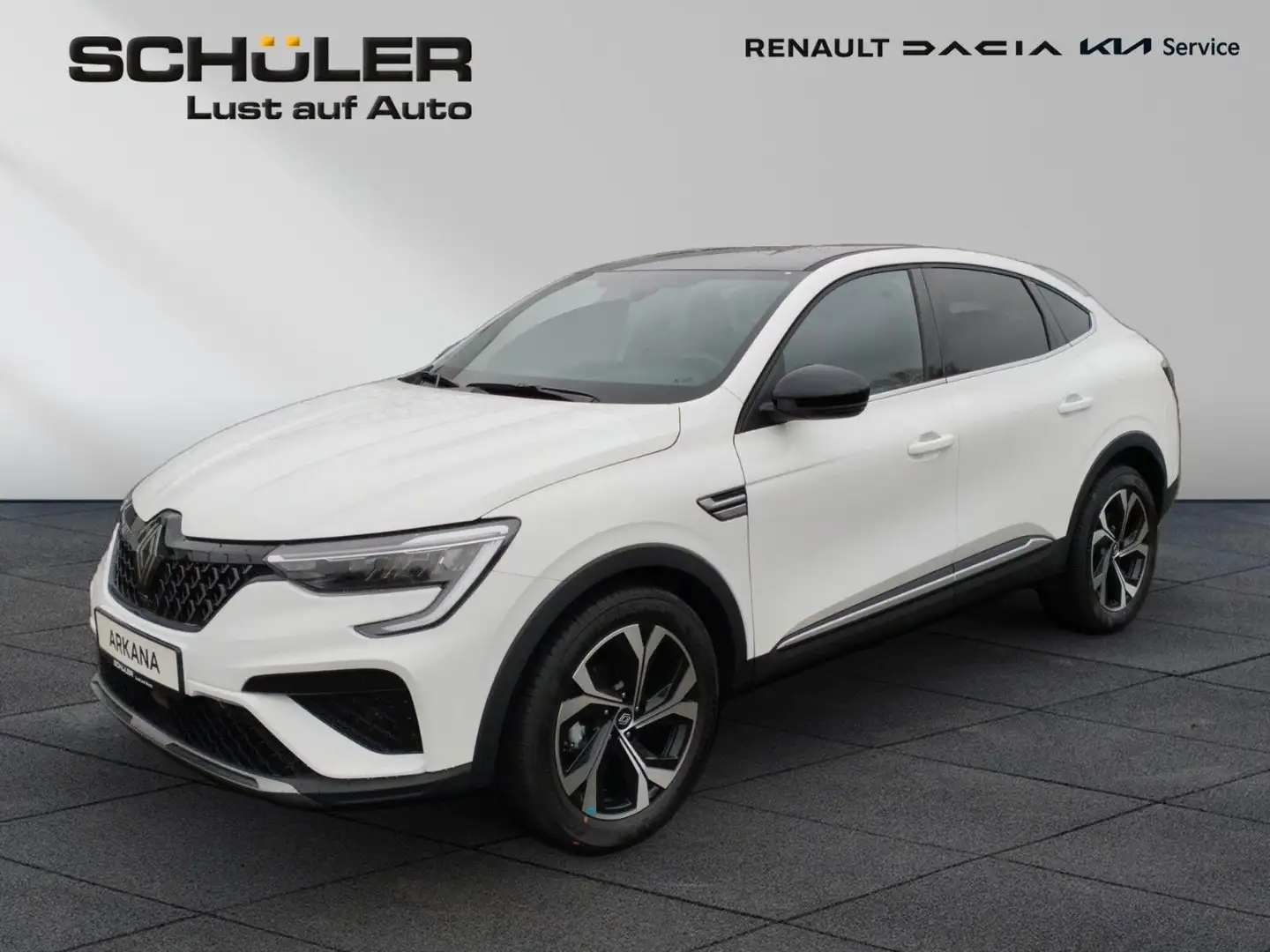 Renault Arkana Techno TCE 140 EDC COMFORT DACH SCHWARZ Weiß - 1