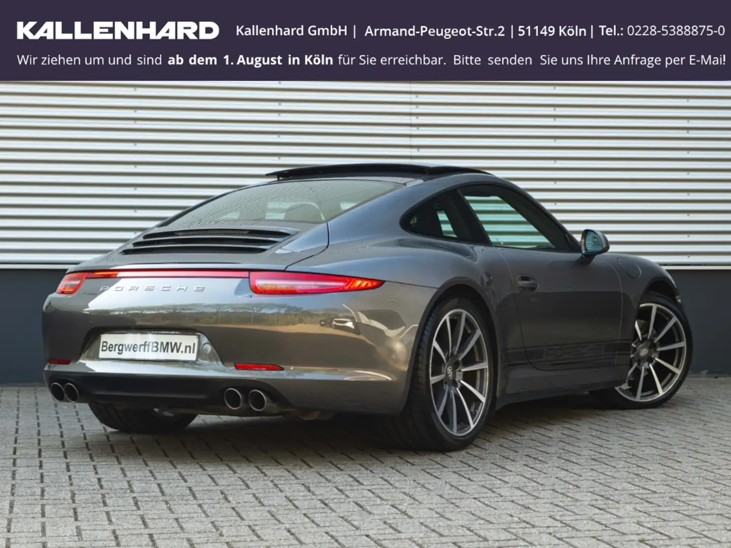 Porsche 991 Carrera 4 S 3.8-PDK-Schiebedach-Bose-SportAGA Grau - 2
