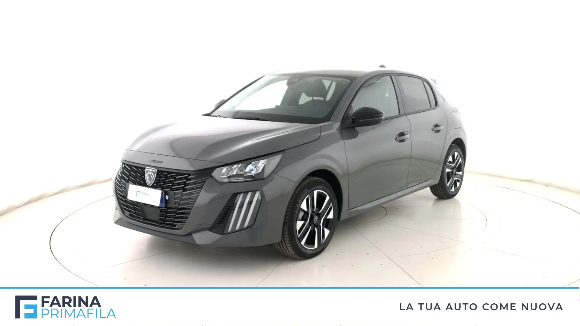 Peugeot 208 1.2 Hybrid 48V Allure Grau - 1