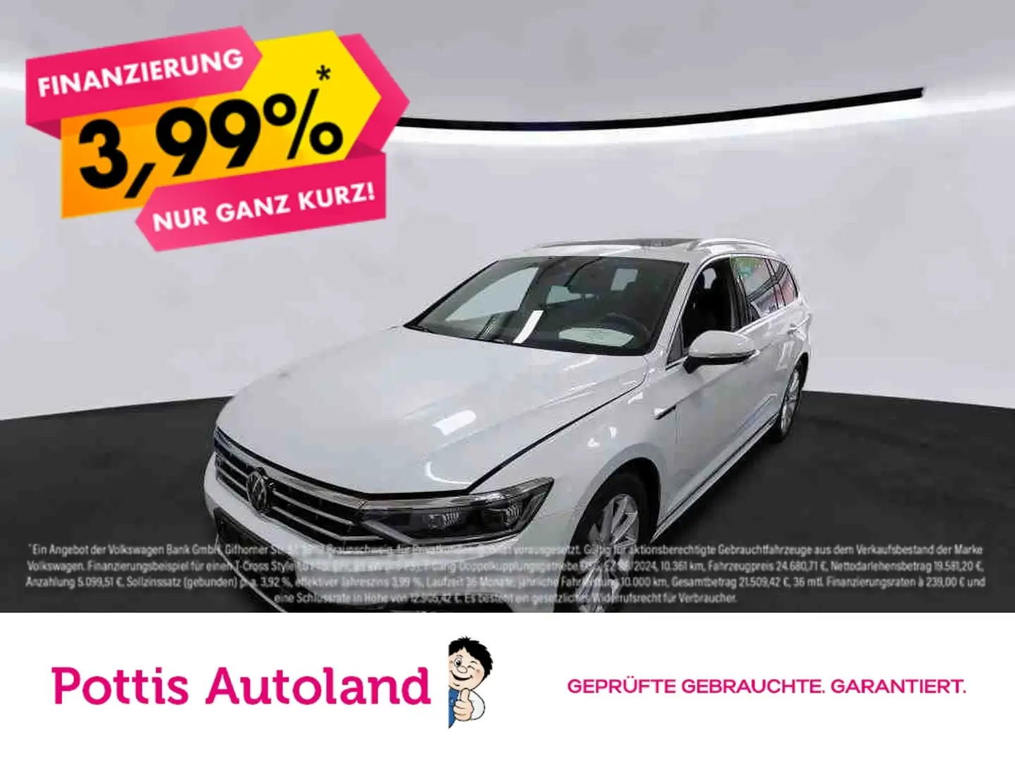 Volkswagen Passat Variant 2.0 TDI DSG BUSINESS PANO STDHZG AHK IQ.LIGHT Weiß - 1