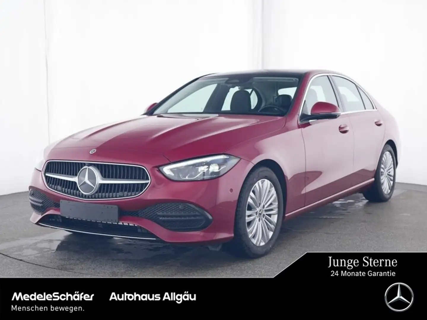 Mercedes-Benz C 200 C 200 Avantgarde Pano AHK 360° Vorr.-Distronic Rot - 1