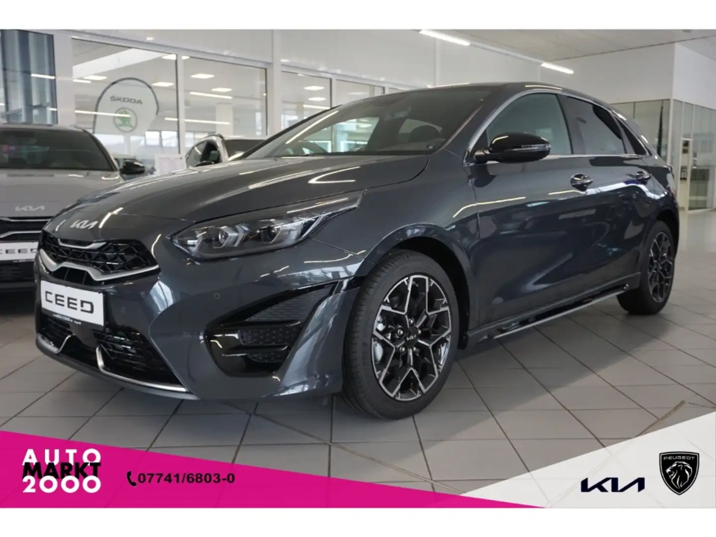 Kia Ceed / cee'd 1.6D 48V GT Line DCT7 Navi LED ACC Kamera DAB SHZ Grau - 1