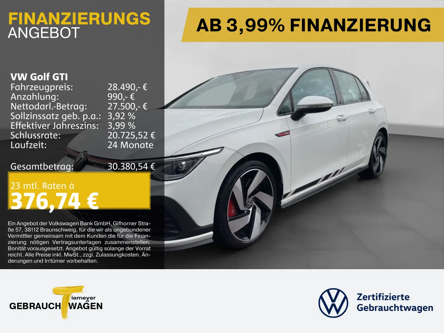 Volkswagen Golf GTI CLUBSPORT LM18 KAMERA LED ASSIST APP-CO Weiß - 1