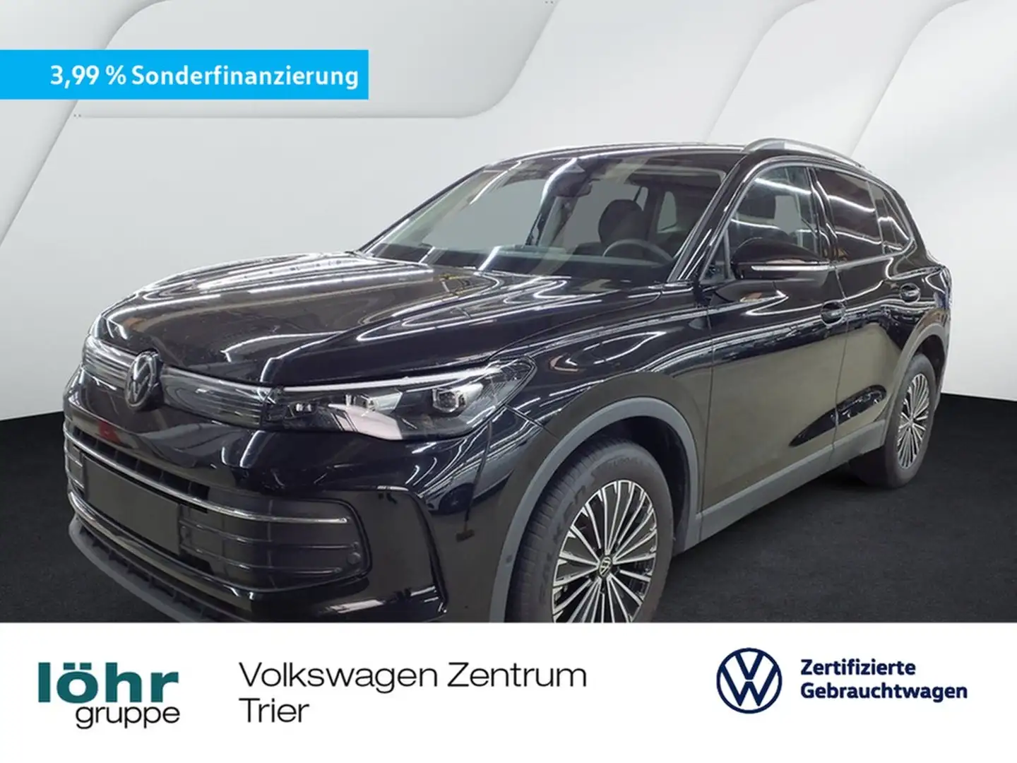 Volkswagen Tiguan 2.0 TDI DSG Life AHK, LED Plus, WWV Negro - 1