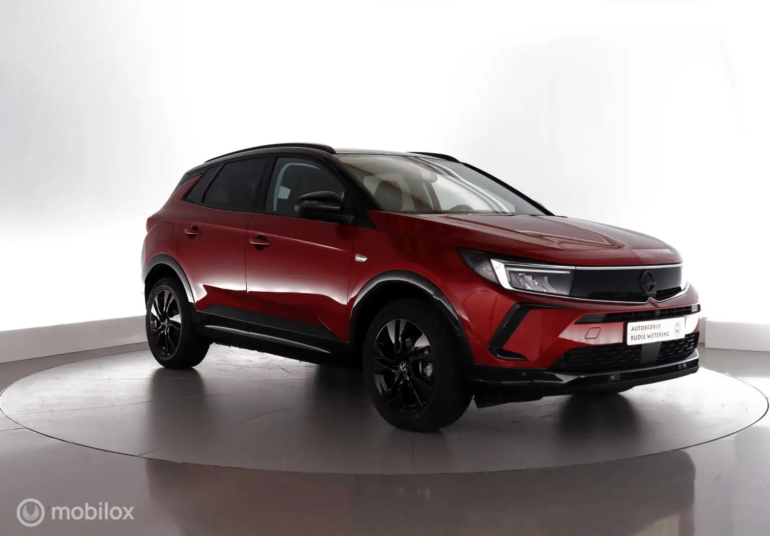 Opel Grandland 1.2 Turbo 130pk Automaat GS leer|led|cam360|nav|da Rood - 2