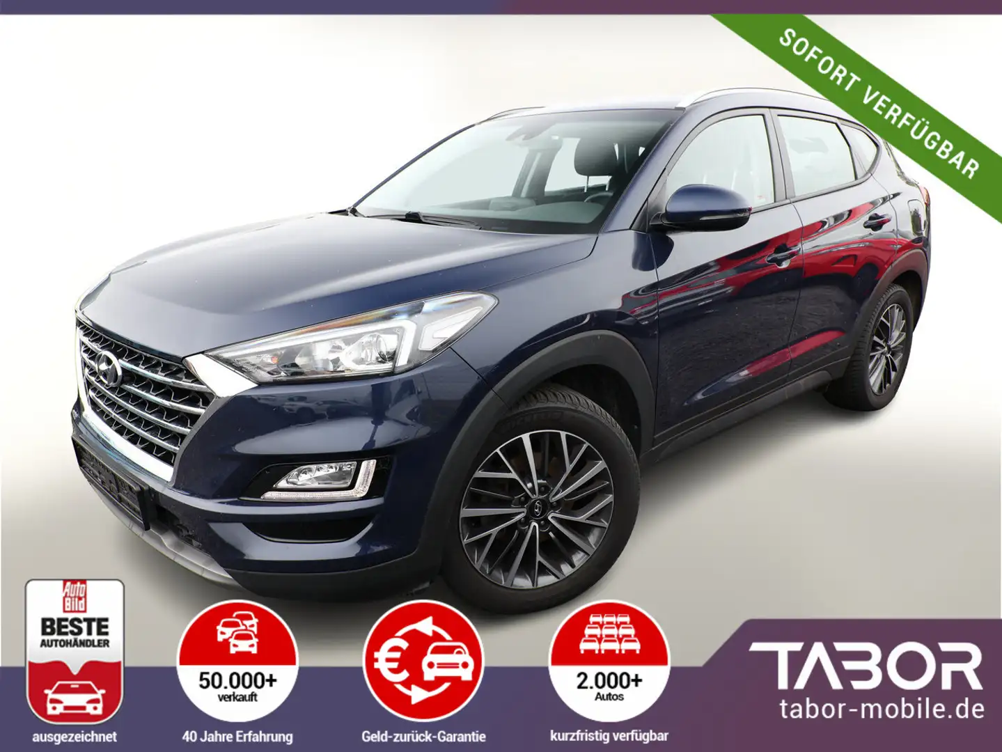 Hyundai TUCSON 1.6 T-GDI 177 Advantage Nav Kam PDC Blau - 1