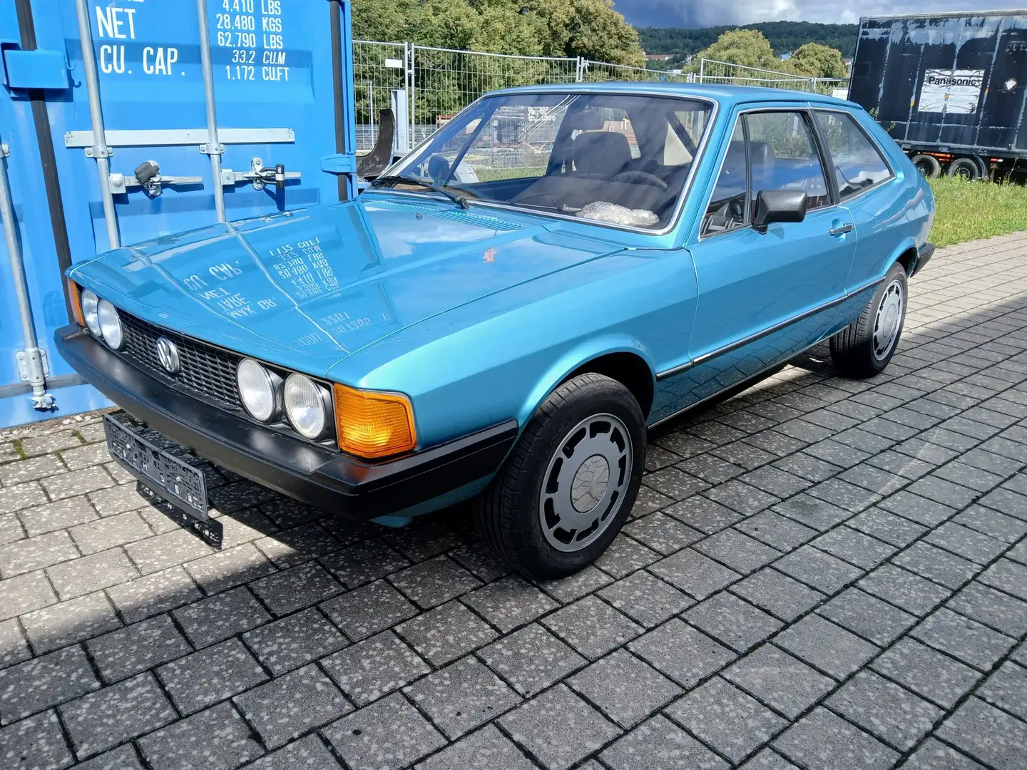 Volkswagen Scirocco GT Bj.1980,erst 59000 km, 1.Hand,H-Zulassung Blau - 1