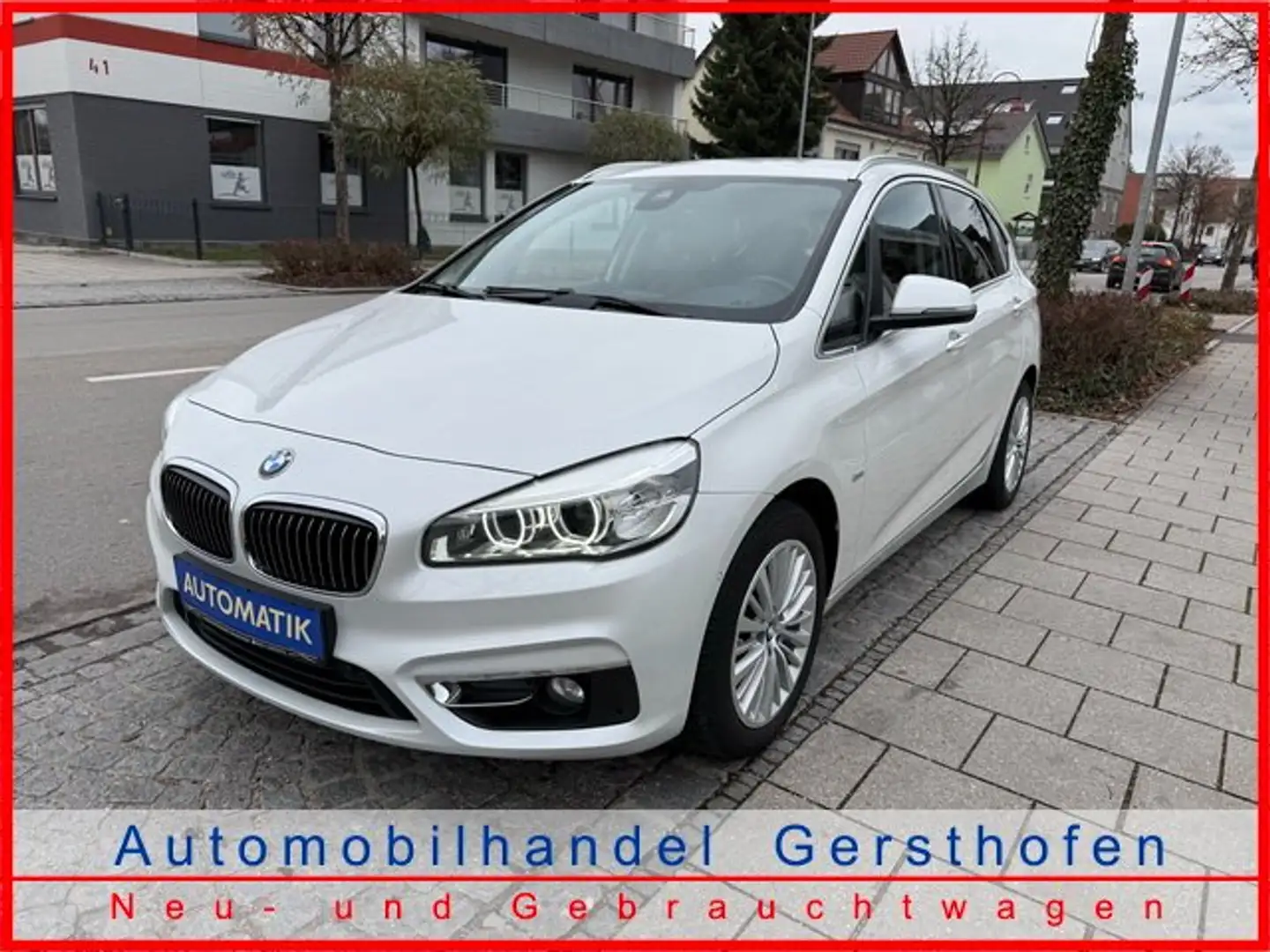 BMW 218 Active Tourer Aut. Luxury Line Weiß - 1