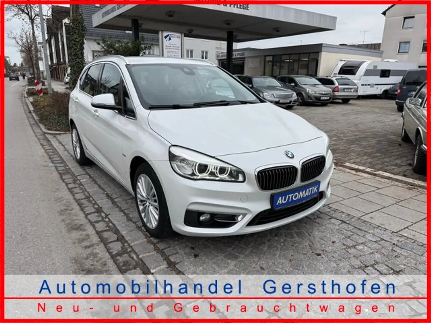 BMW 218 Active Tourer Aut. Luxury Line Weiß - 2