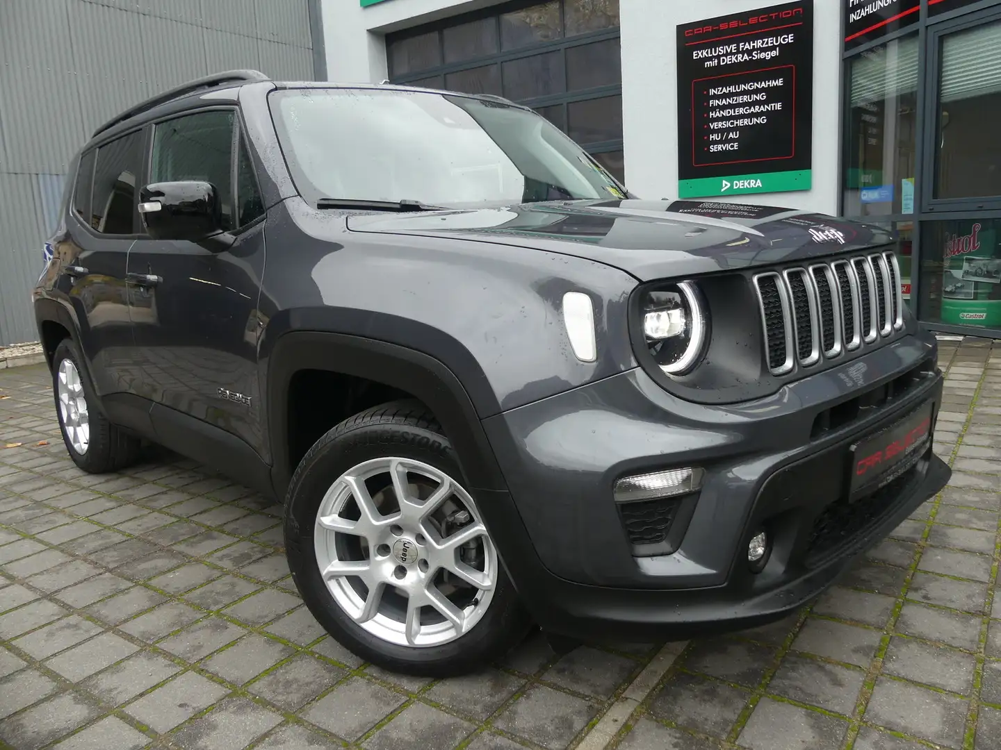 Jeep Renegade 1.5 GSE Hybrid Longitude LED/NAVI/DAB/CARPLAY Grau - 1