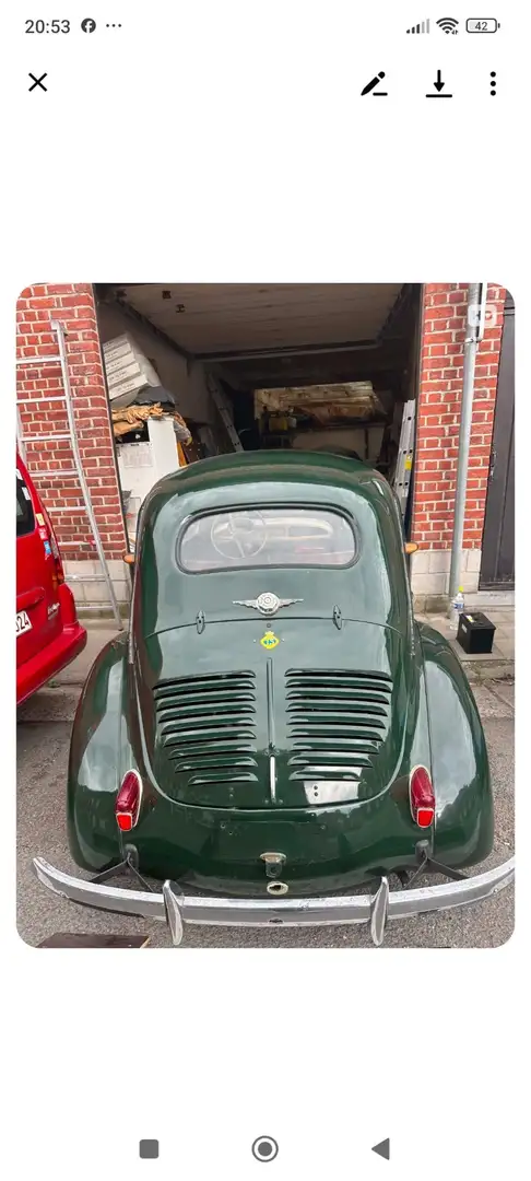 Oldtimer Renault Grün - 2