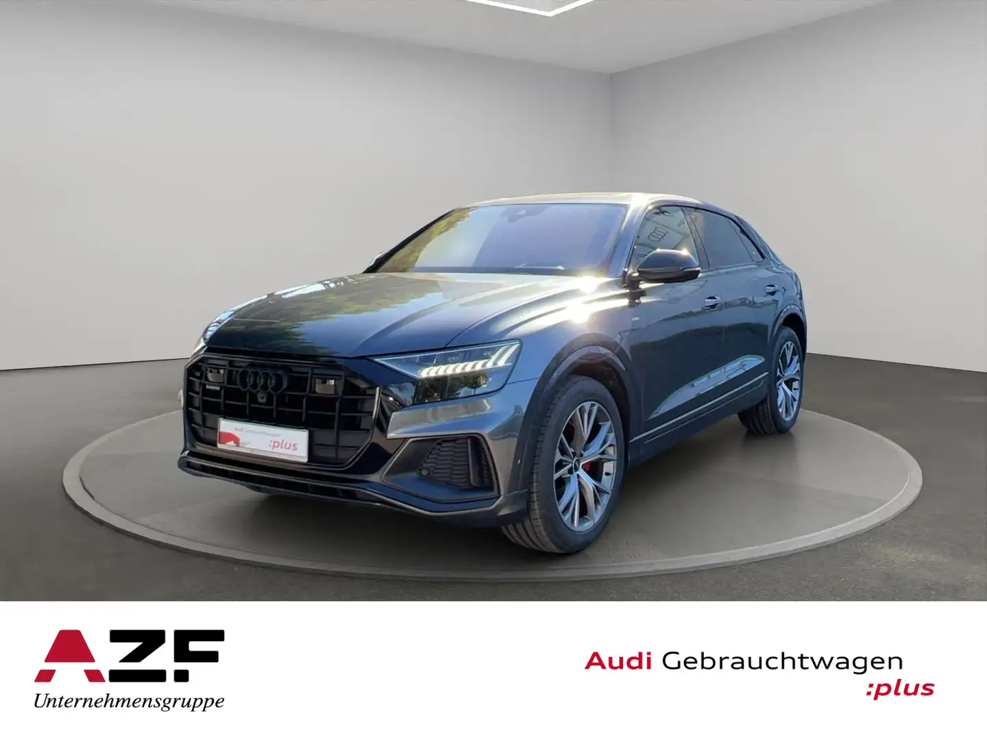 Audi Q8 50 TDI qu. s-line STANDHZG.+AHK+ACC+MATRXI LE Grau - 1