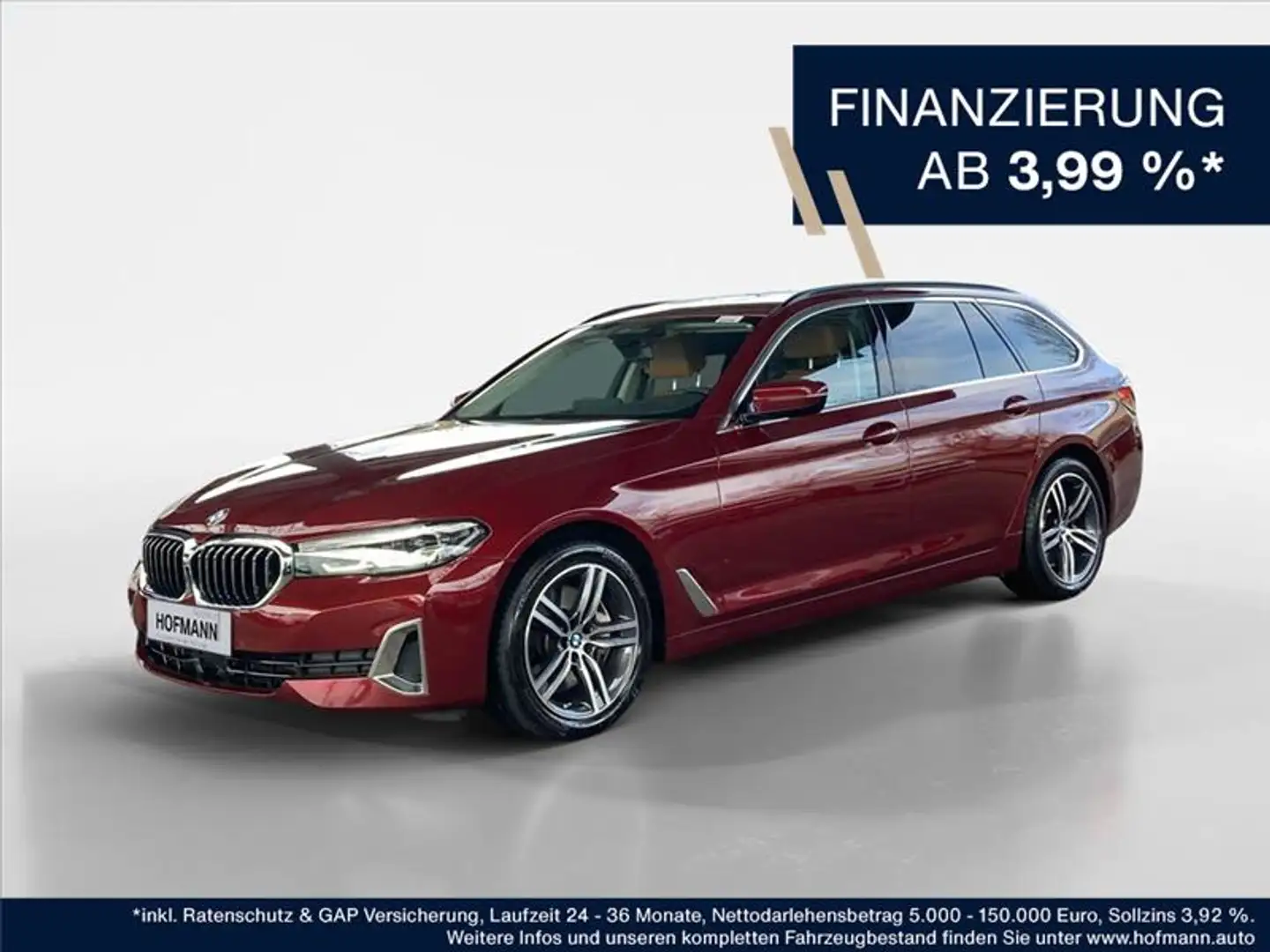 BMW 530 Luxury Line Červená - 1