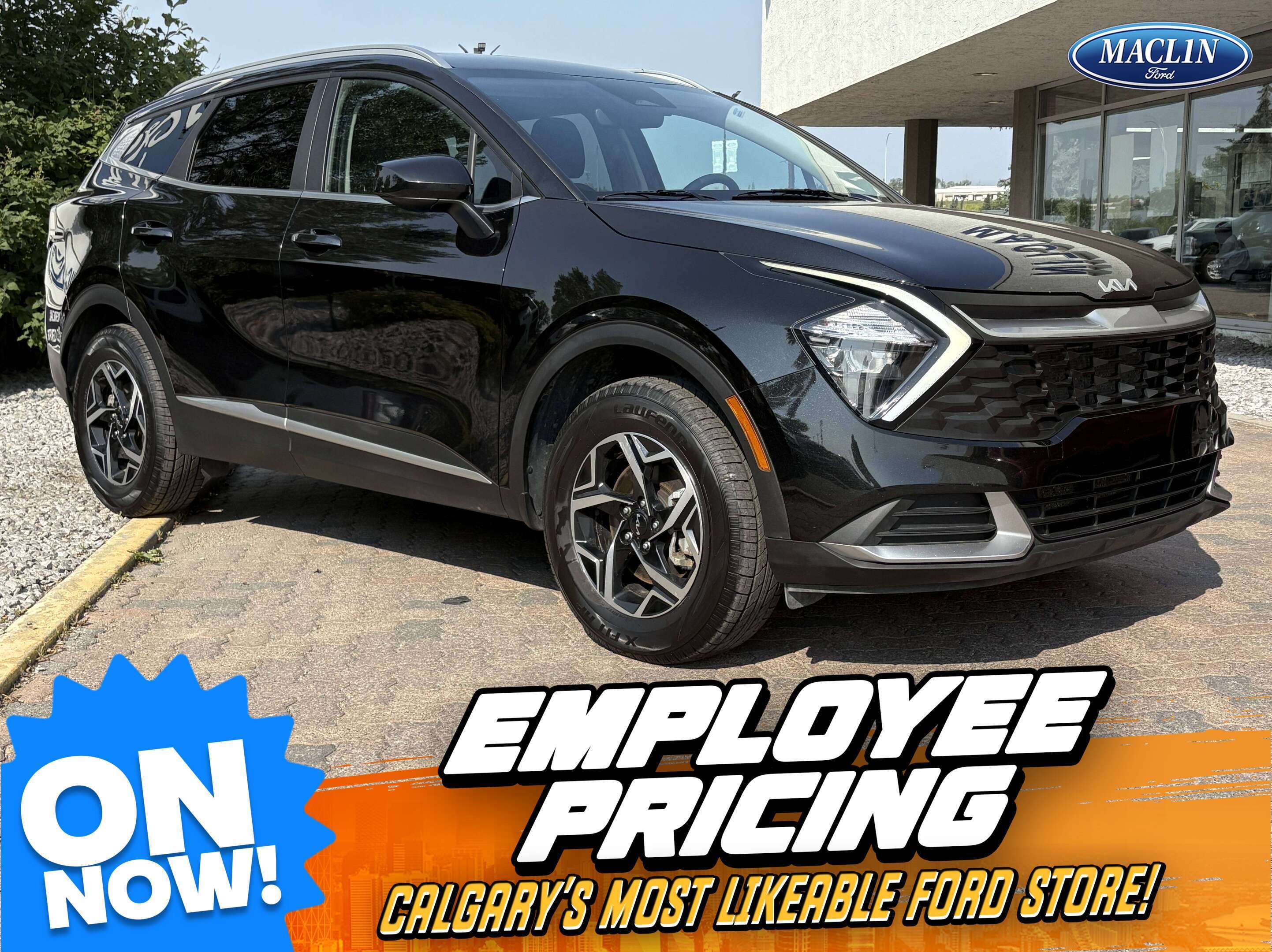 Black 2023 Kia Sportage SUV / Crossover All-Wheel Drive 8-Speed Automatic
