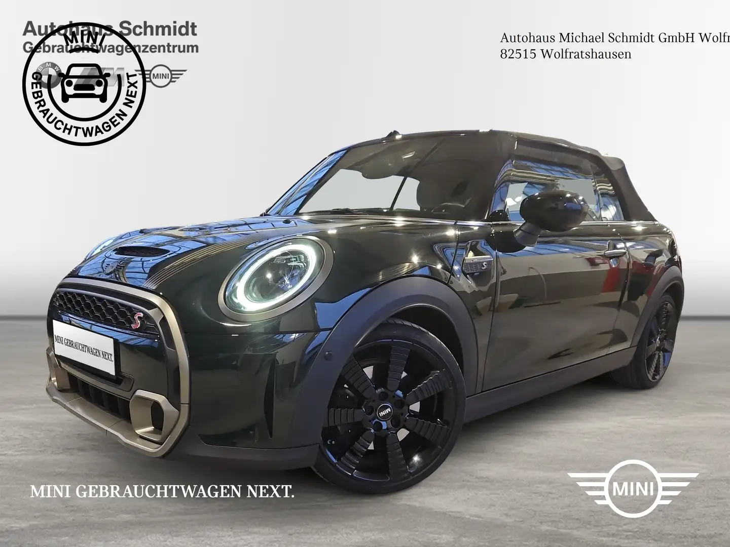 MINI Cooper S Cabrio Cooper S Cabrio Head-Up HK HiFi DAB LED RFK ACC Grün - 1