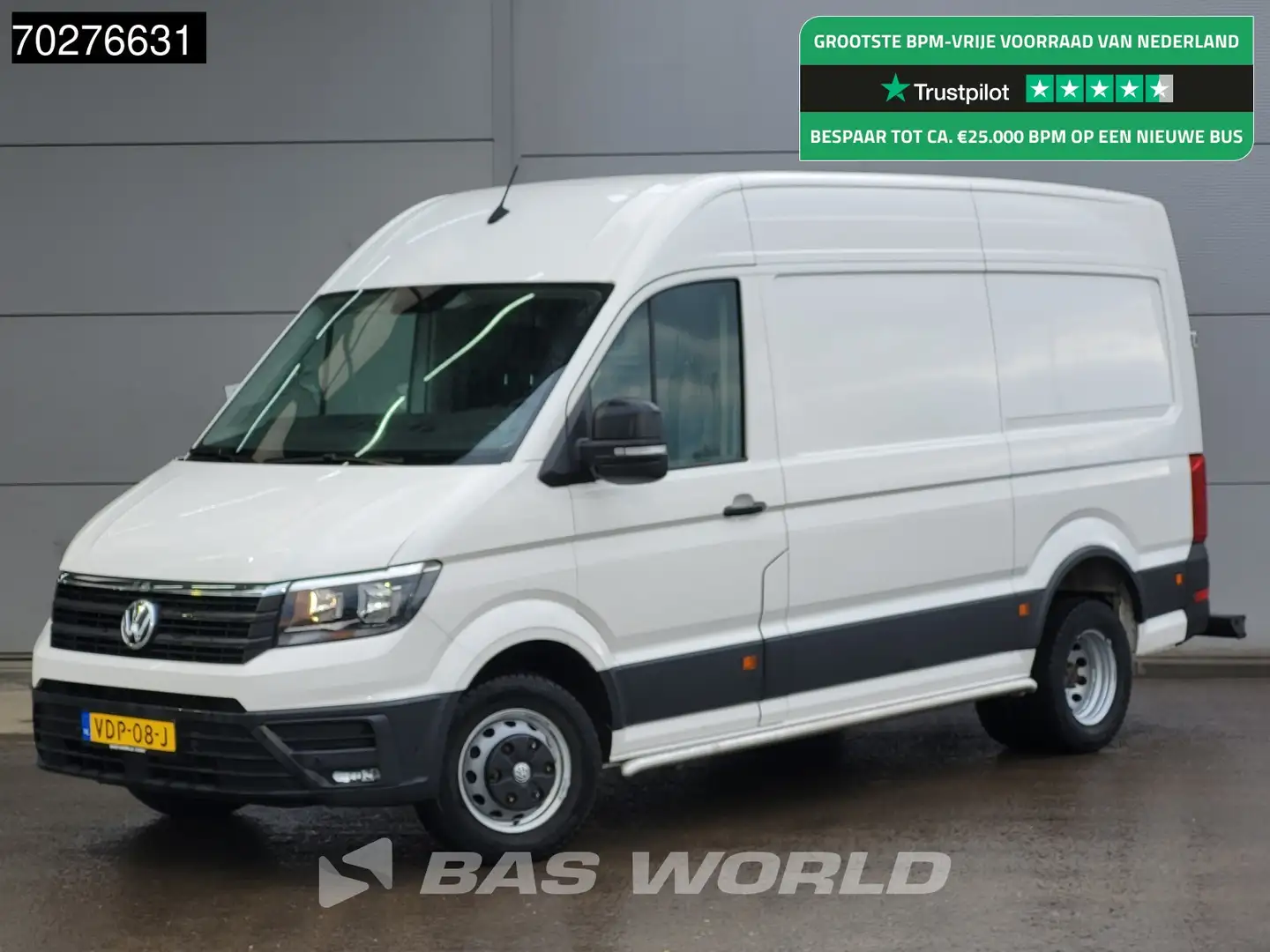 Volkswagen Crafter 177pk Dubbellucht Automaat L3H3 3,5t Trekhaak Navi Wit - 1