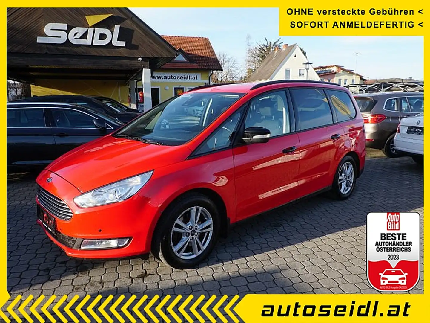 Ford Galaxy 2,0 EcoBlue SCR Business *NAVI* Rot - 1