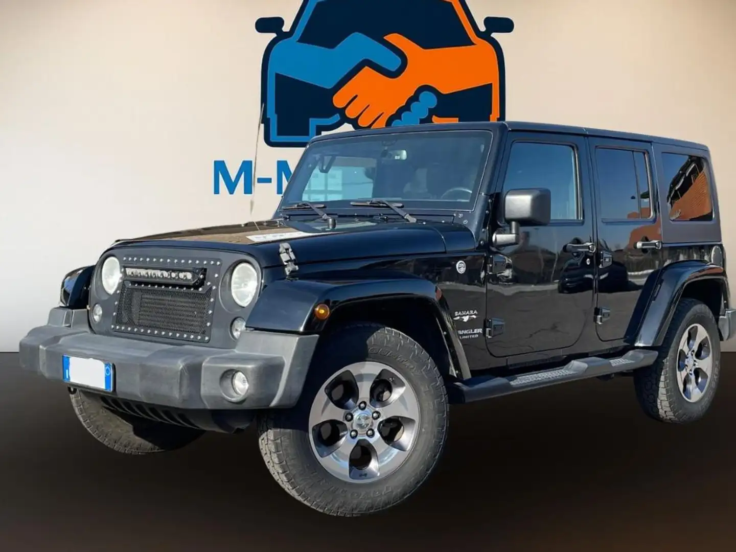 Jeep Wrangler 2.8 crd Sahara auto *GARANZIA* Schwarz - 1