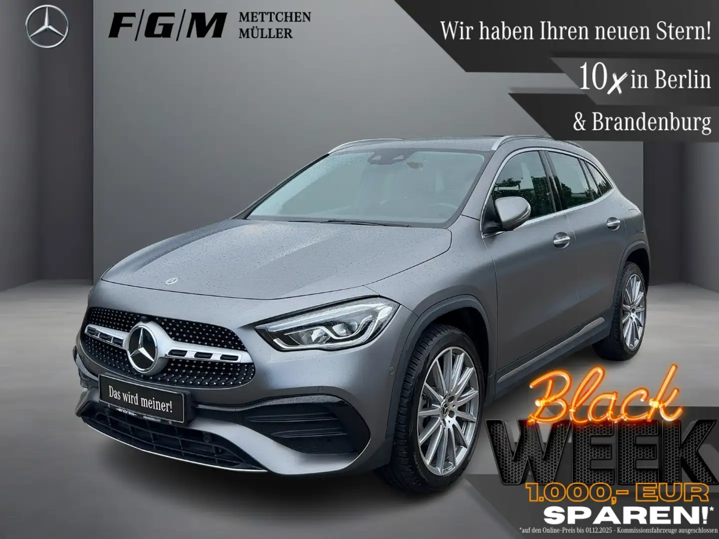 Mercedes-Benz GLA 250 e AMG Line KeyGo|AHK|Sitzhz|Kam|LED Gris - 1