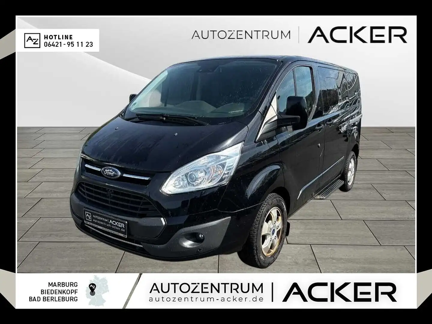 Ford Tourneo Custom TDCi Titanium L1 Navi/GJR Zwart - 1