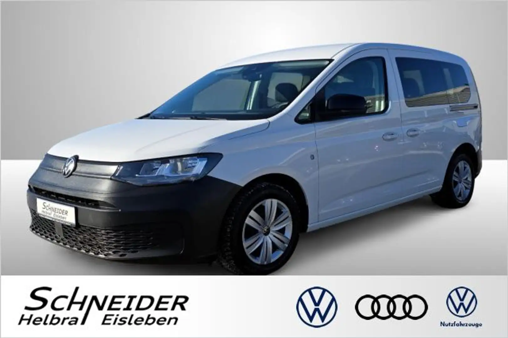Volkswagen Caddy 2.0 TDI SHZ+PDC+BT+TEMPOMAT Bluetooth Klima Weiß - 1