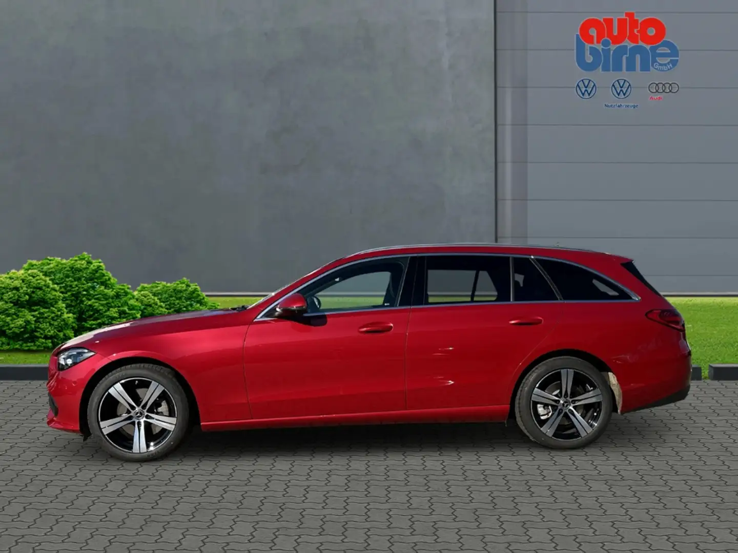 Mercedes-Benz C 300 d T-Modell Edition Avantgarde Panodach Navi Leder Rouge - 2