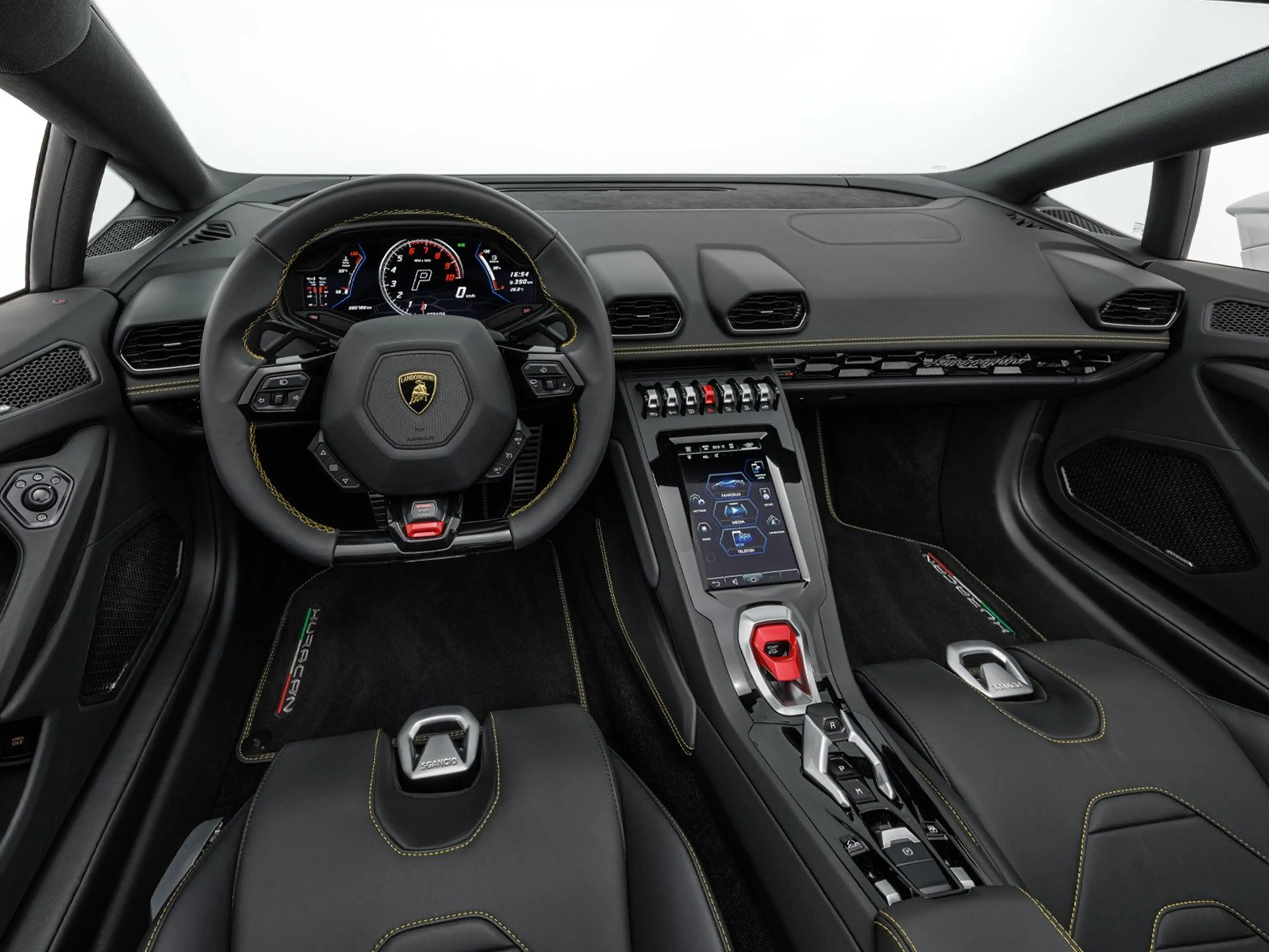 Lamborghini Huracán Evo Spyder 20" SPORT SEATS EVO TRIM LIFT SENSONUM — photo 11