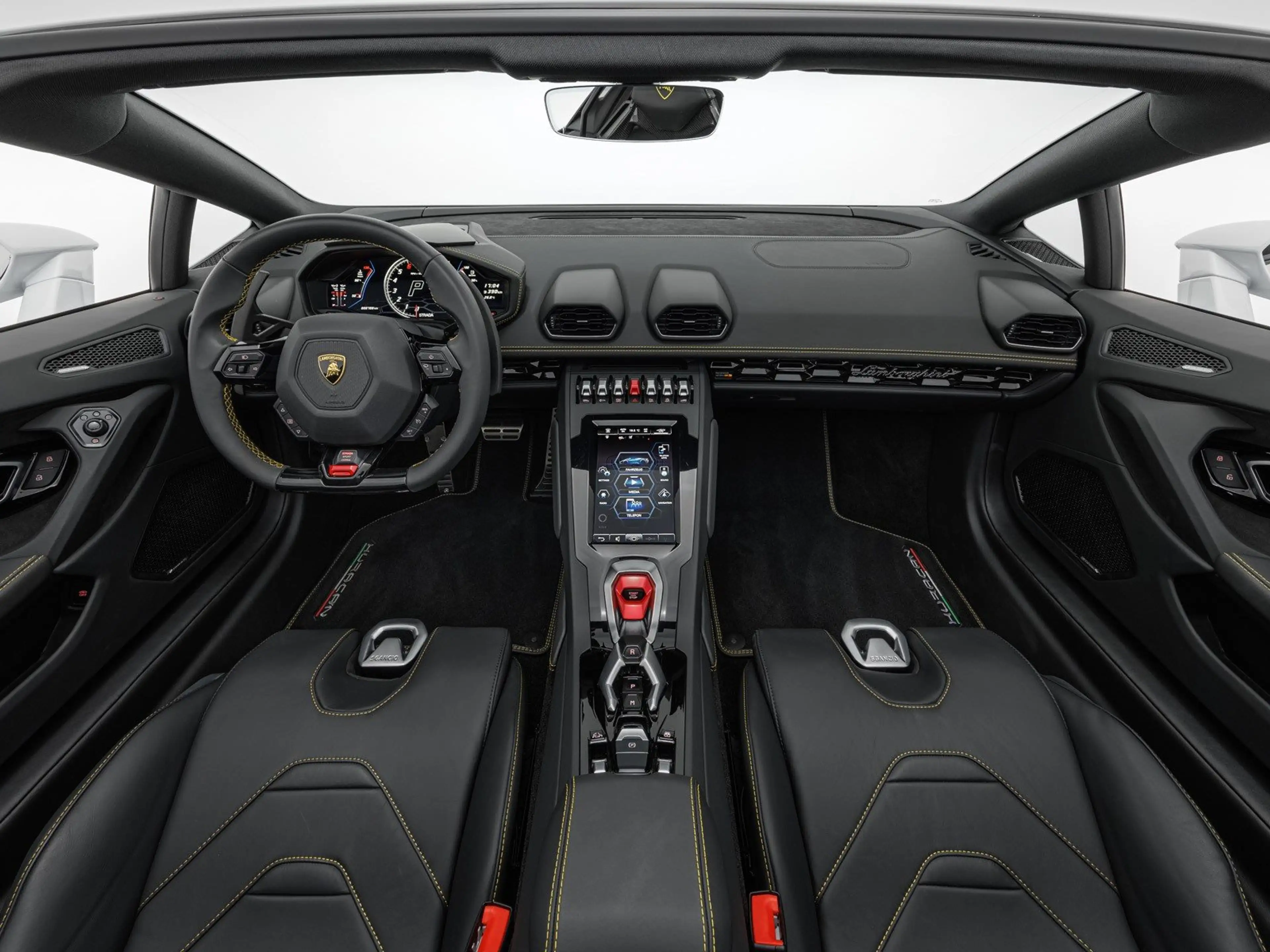 Lamborghini Huracán Evo Spyder 20" SPORT SEATS EVO TRIM LIFT SENSONUM — photo 14