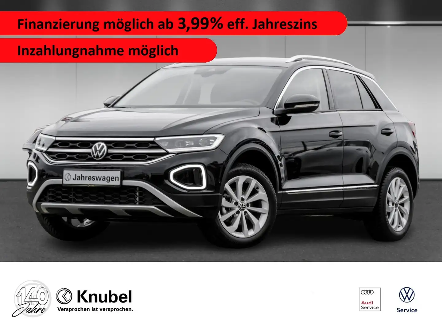 Volkswagen T-Roc Style 1.5 TSI DSG AHK*LED*Nav*ACC*SHZ* Nero - 1