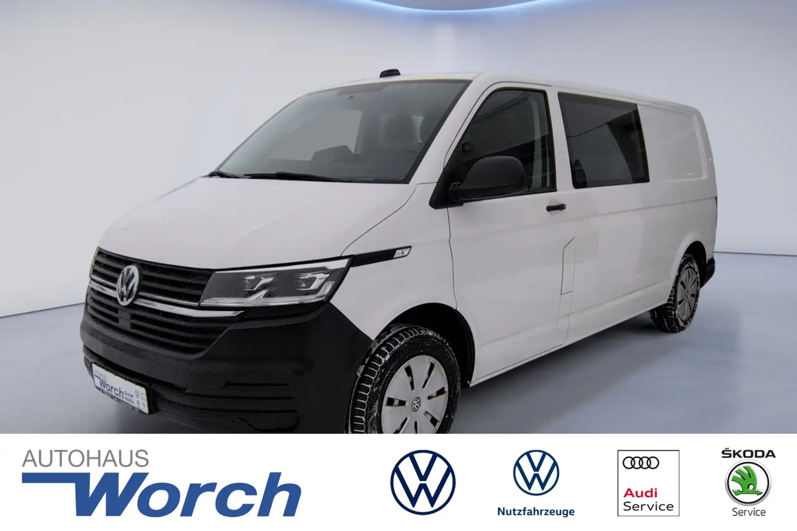 Volkswagen T6.1 Kombi 2.0 TDI lang AHK+NAVI+6SITZE Blanc - 1