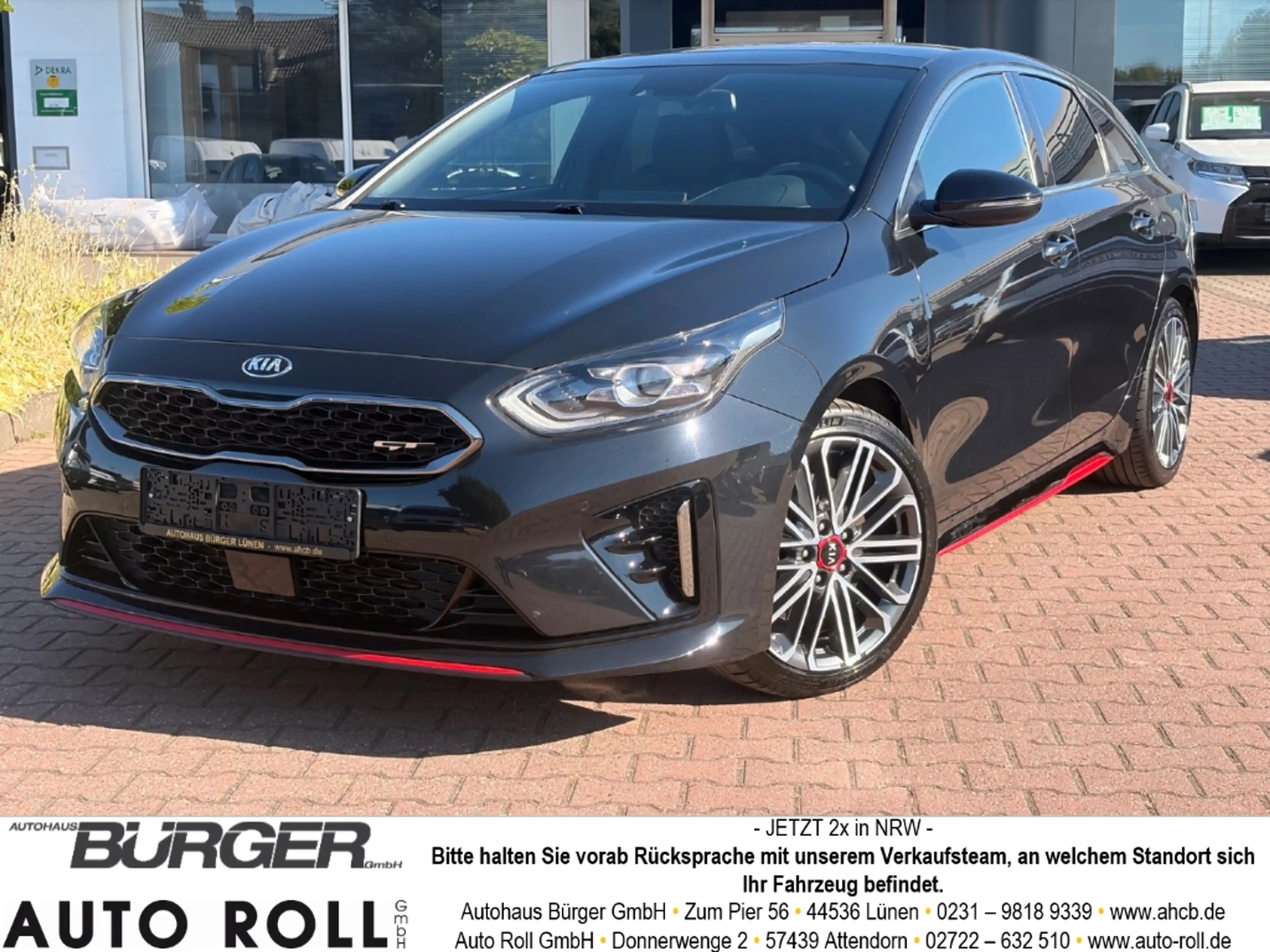 Kia ProCeed / pro_cee'd GT AHK Navi ACC El. Heckklappe Leder Digitales Coc