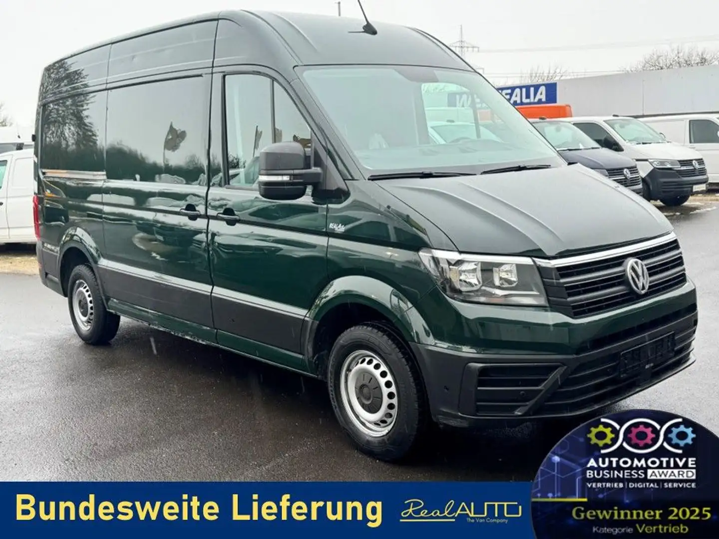 Volkswagen Crafter Kasten 35 MR L2H2 DSG AHK* 2Schiebetüren Grün - 1