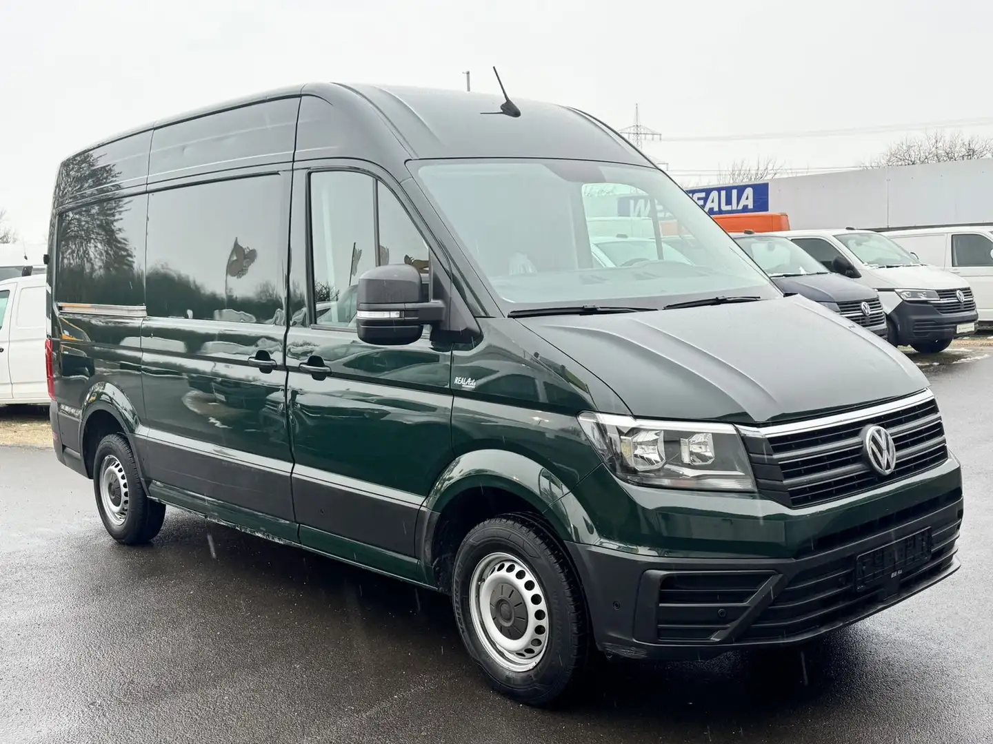 Volkswagen Crafter Kasten 35 MR L2H2 DSG AHK* 2Schiebetüren Grün - 2