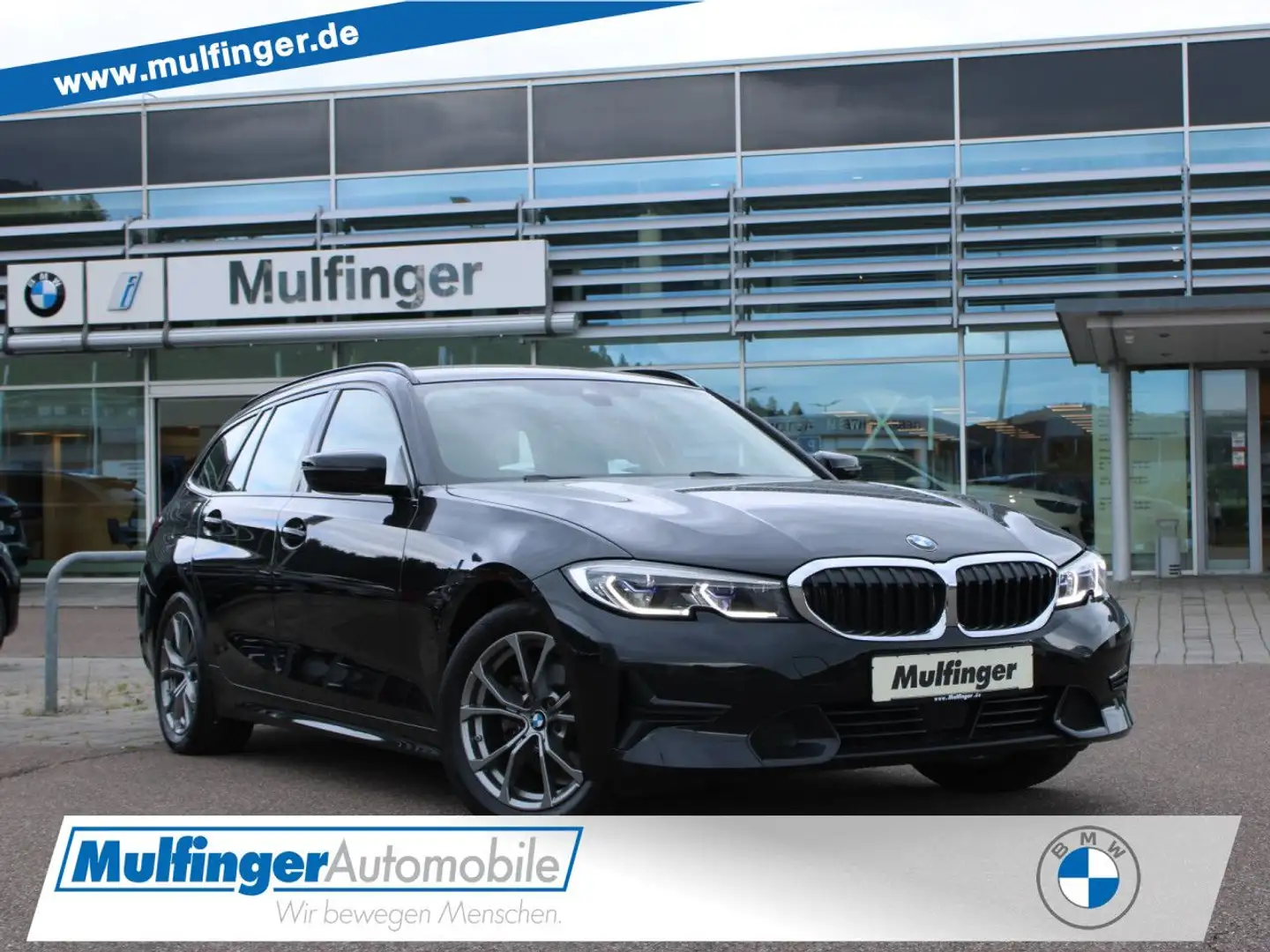 BMW 320 d T.Sport Standh.Laser ACC Sitzh+Lenkradh.AHK Schwarz - 1