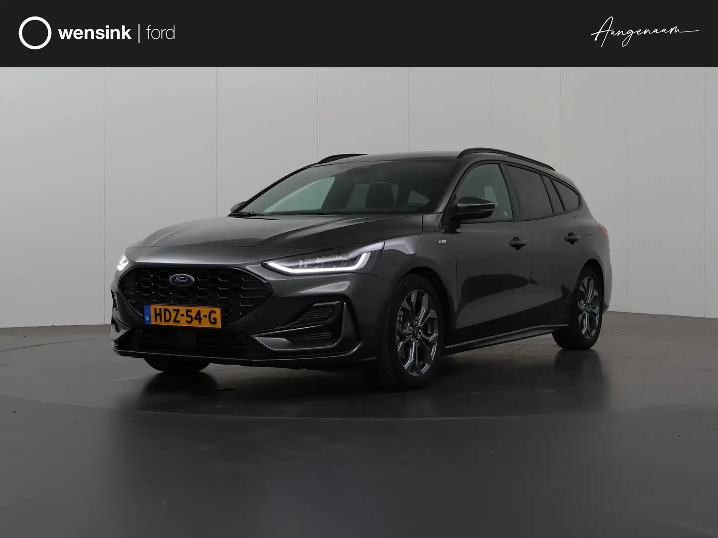 Ford Focus Wagon 1.0 EcoBoost Hybrid ST Line | Panoramadak | Grijs - 1