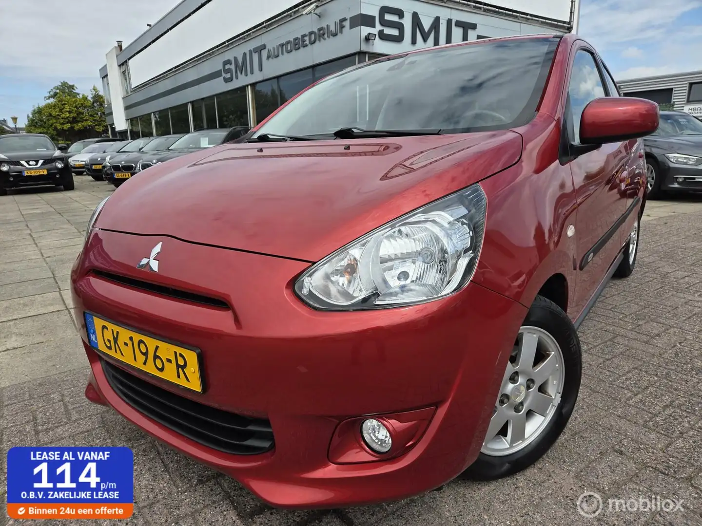 Mitsubishi Space Star 1.0 Bright ECC/SS/NLAUTO/DEALER Rosso - 1