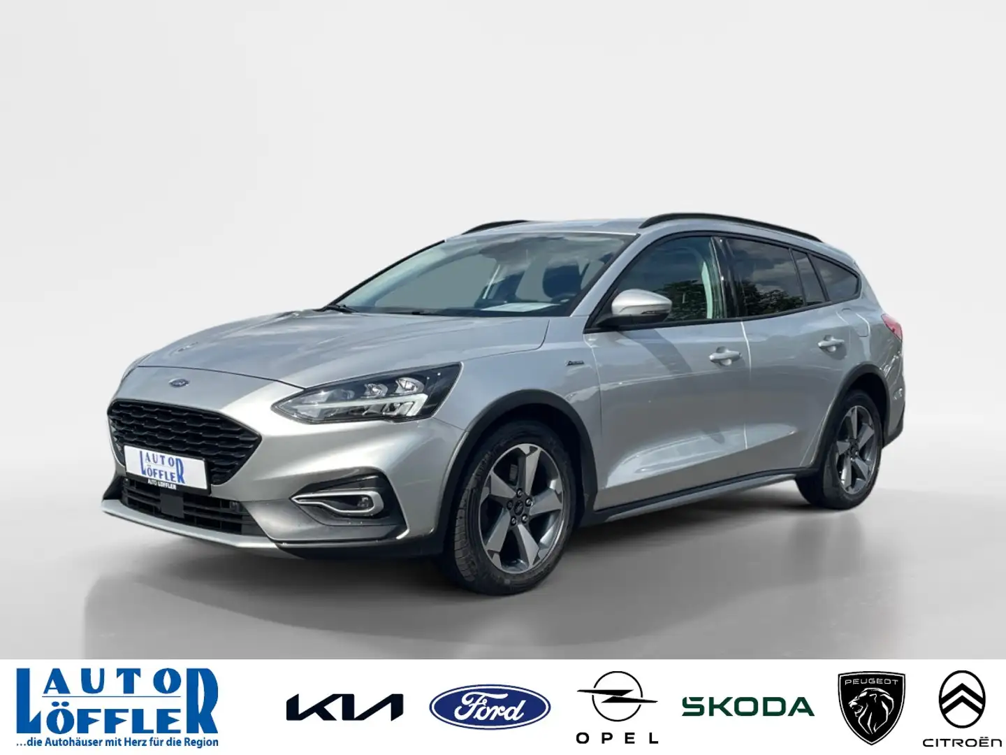 Ford Focus 1.5D Turnier Active PDC SHZ Navi USB Klima Navi Silber - 1