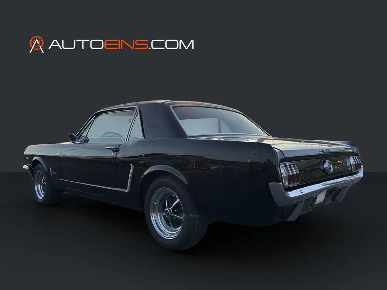 Ford Mustang 1964 1/2 Black plate, foto 4
