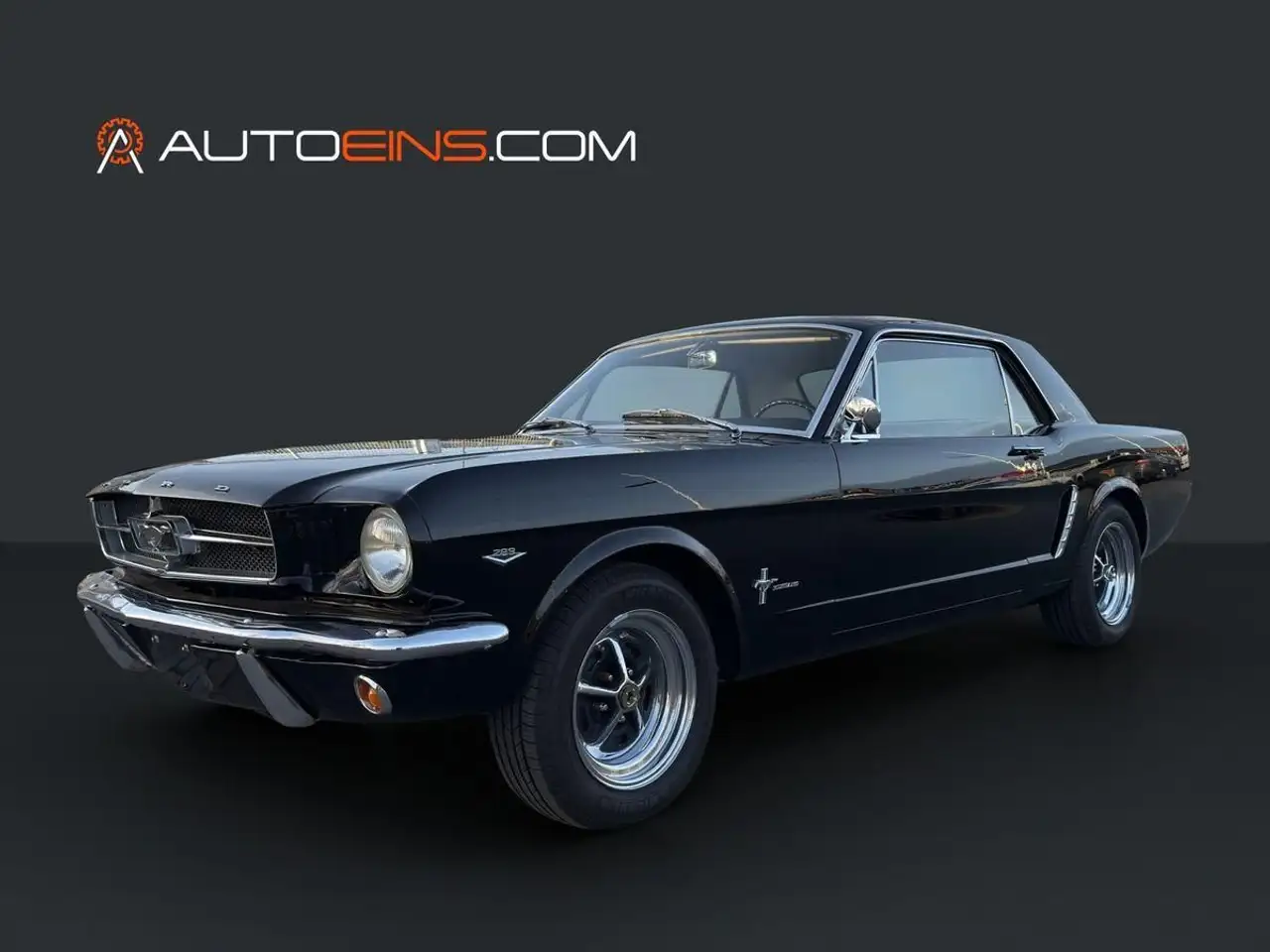 Ford Mustang 1964 1/2 Black plate, foto 3